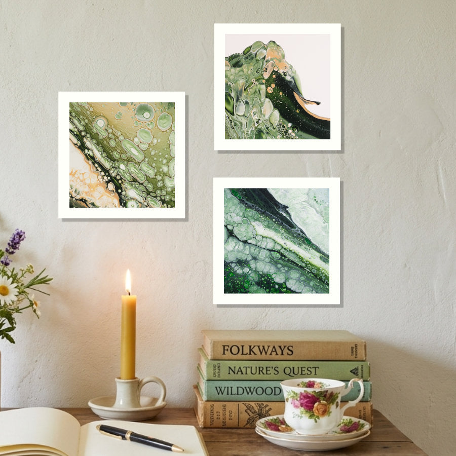 Spring Wave Fragment Fine Art Print